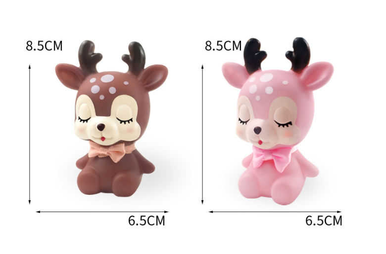 Christmas Deer Toy Orange