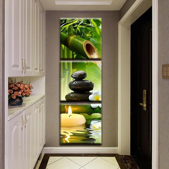 Bamboo and Stone Decorative Painting