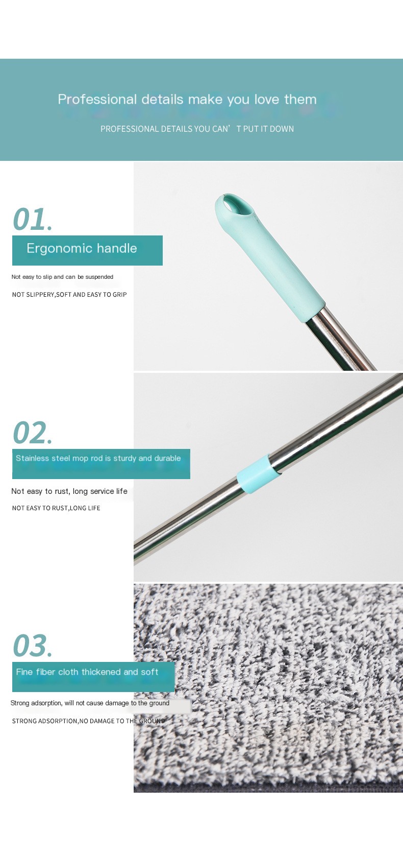 Wet and Dry Flat Mop 11