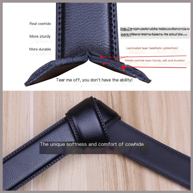 Denver Men's Leather Belt Image 2