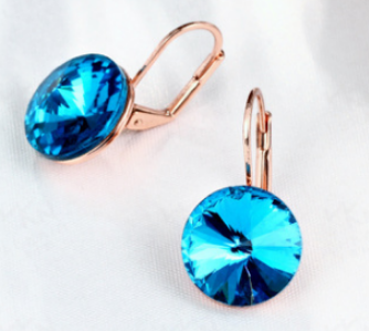 Crystal Ear Studs Image 1