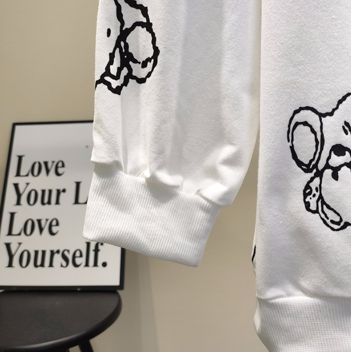 Fashion Loose Short Crewneck Sweater Image 4