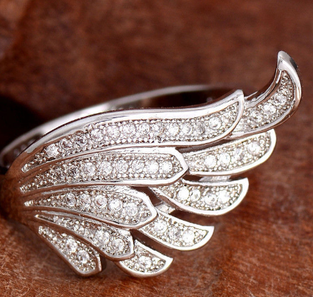 Imagen 1 de anillo en forma de ala