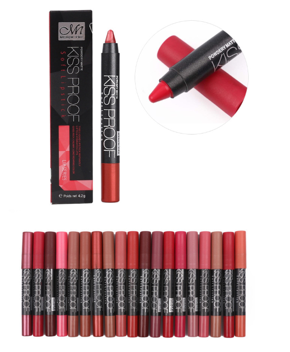 Matte Kiss Proof Lipstick Application