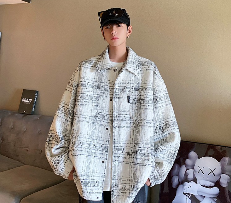 Double-Breasted Frayed Jacket Image 2