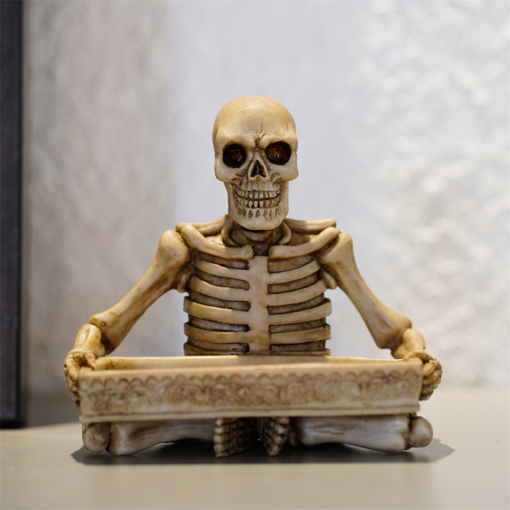 Antique Color Skull Tray