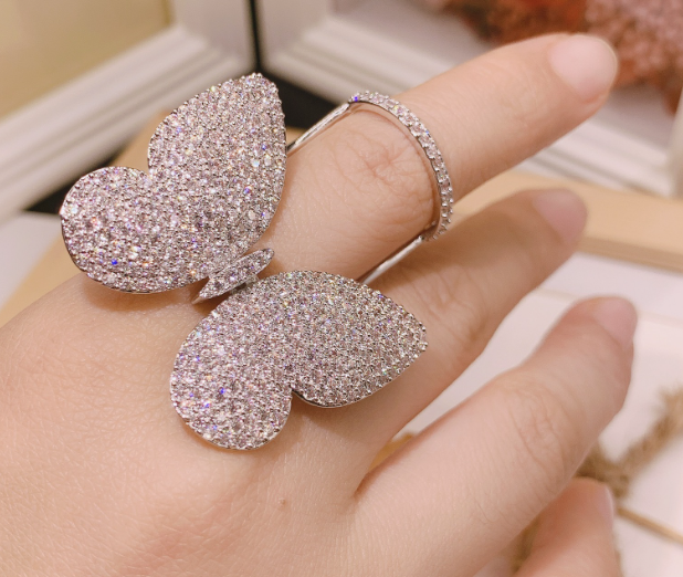 Butterfly Ring Gold Color