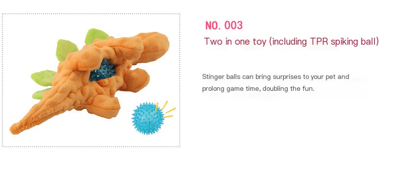 Pet Plush Toy Dinosaur Image 8