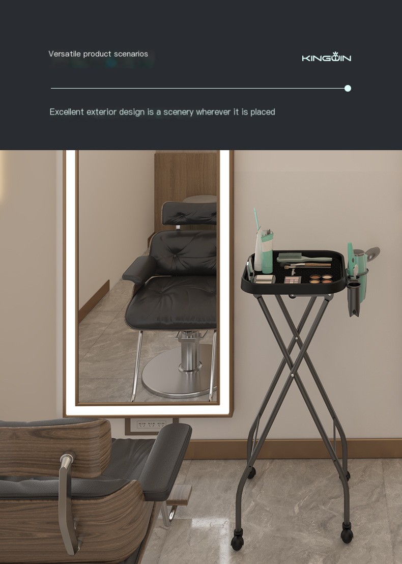 Foldable Salon Tool Cart 2
