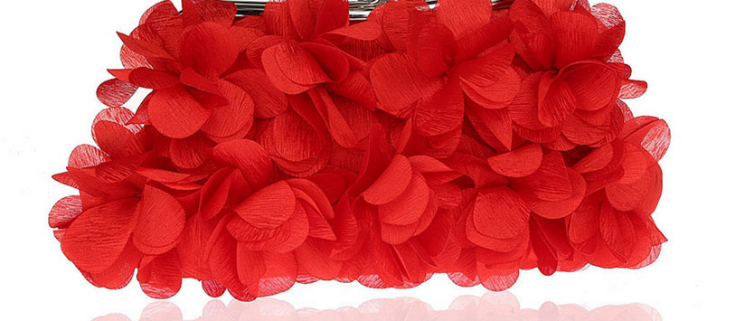 Handcrafted Floral Clutch - Image 4