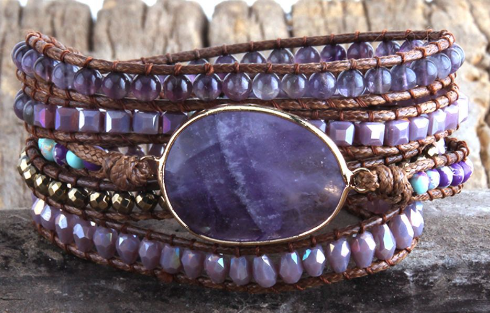 Multilayer Leather Bracelet Image 1
