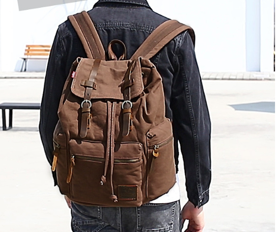 Canvas Backpack Image 1