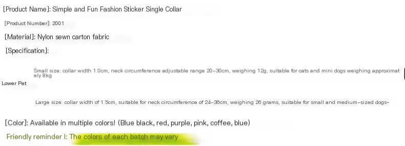 Pet Collar Image 1