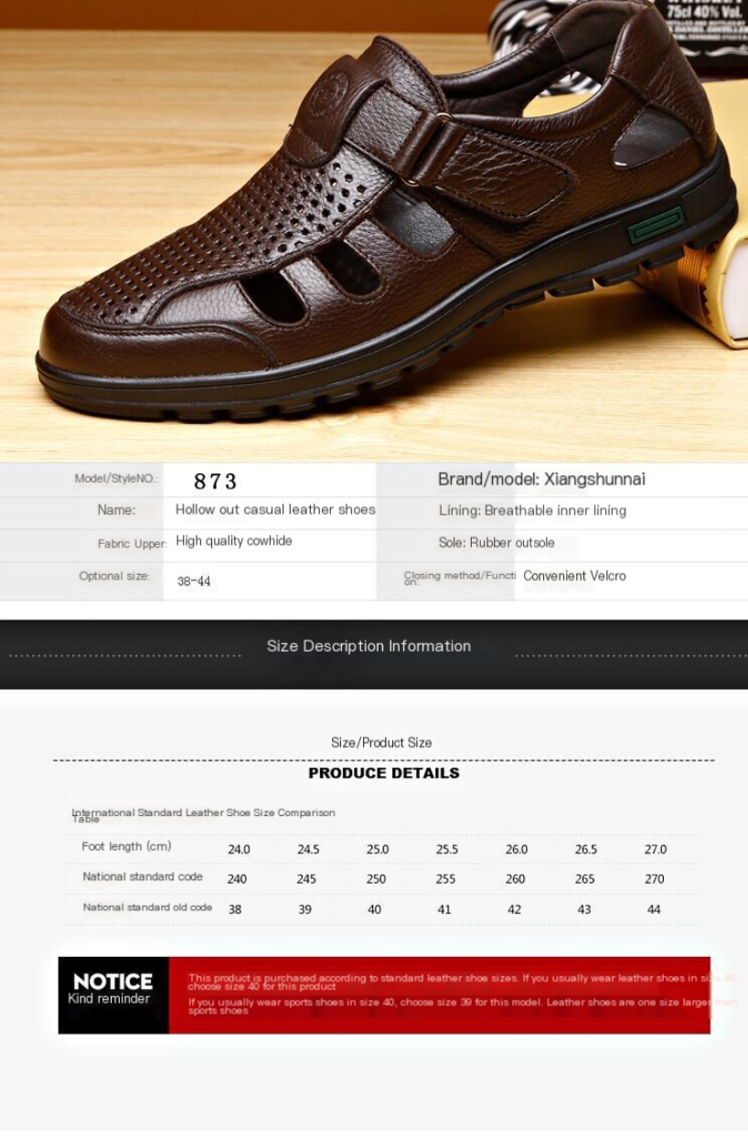 Brown Leather Sandals