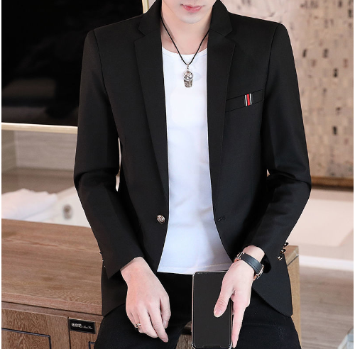 Casual Slim Fit Suit Coat