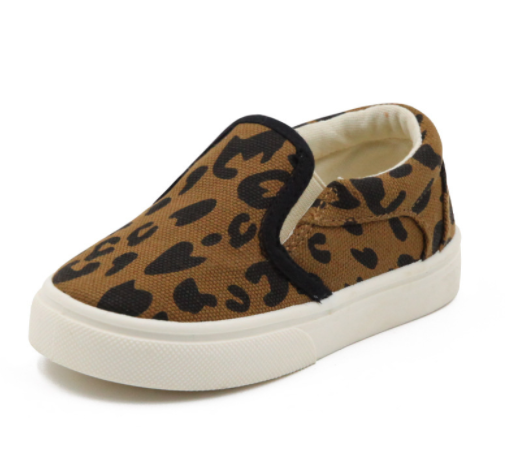 Leopard Print Canvas Shoes 1