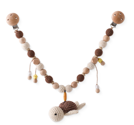 Crochet Jellyfish Stroller Chain Image 1