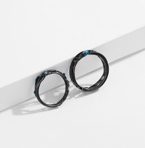 Couple Fashion Sterling Silver Ring 1