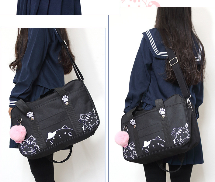 Cat Uniform Bag Black