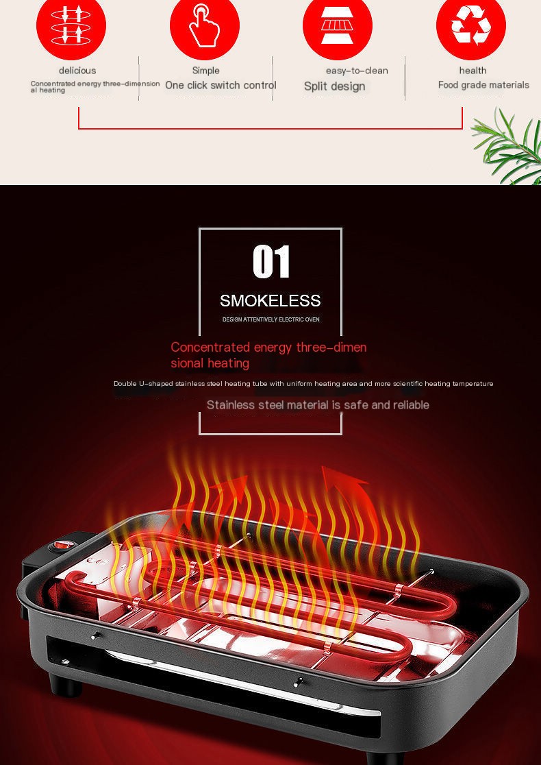 Electric BBQ Grill Image 6