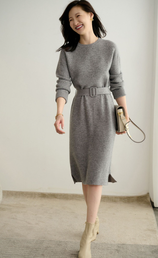 Long Sleeve Dress Pink