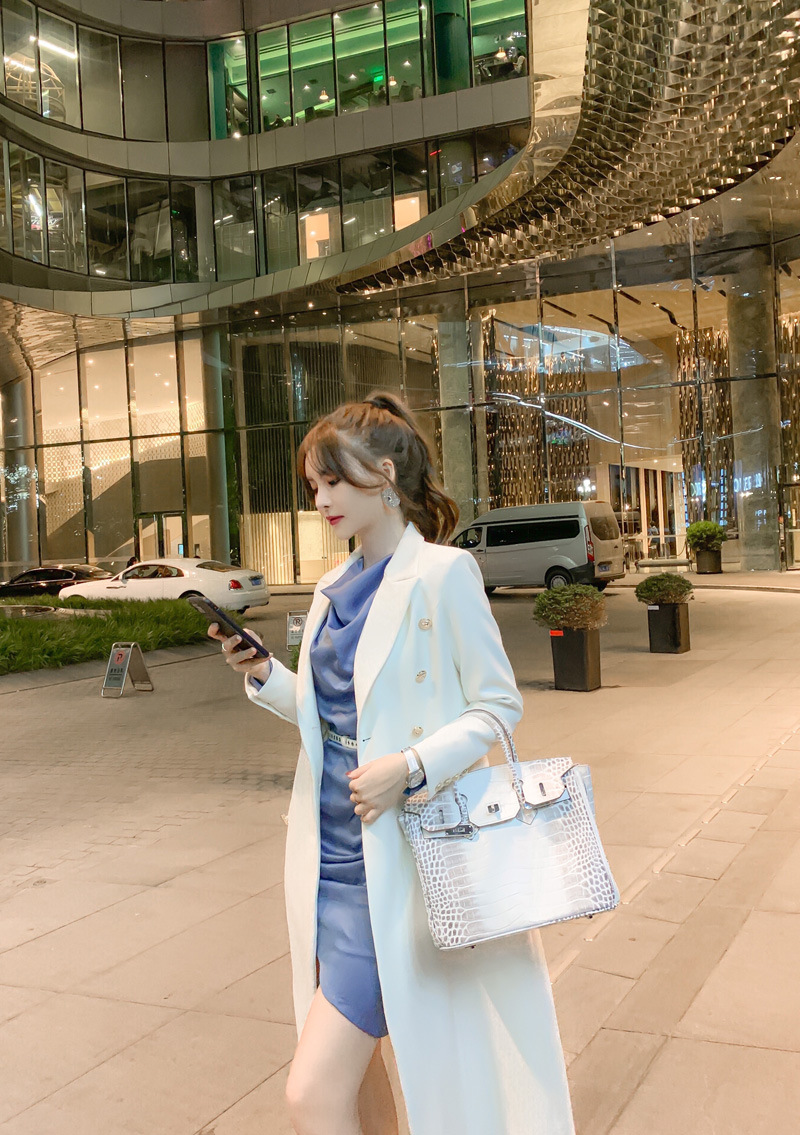 White Trench Coat Image 4