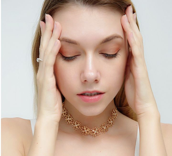 Bohemian Style Necklace Golden