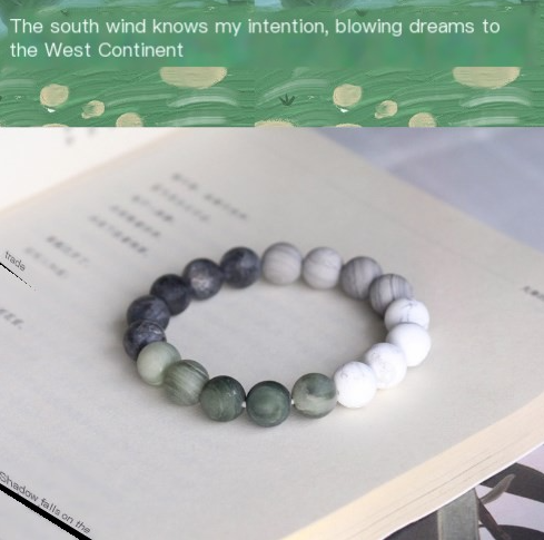 Close-up White Turquoise Bracelet