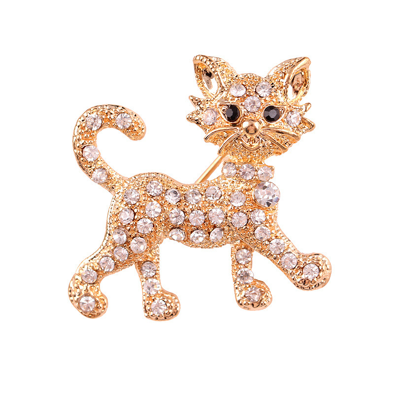 Cat Brooch Silver