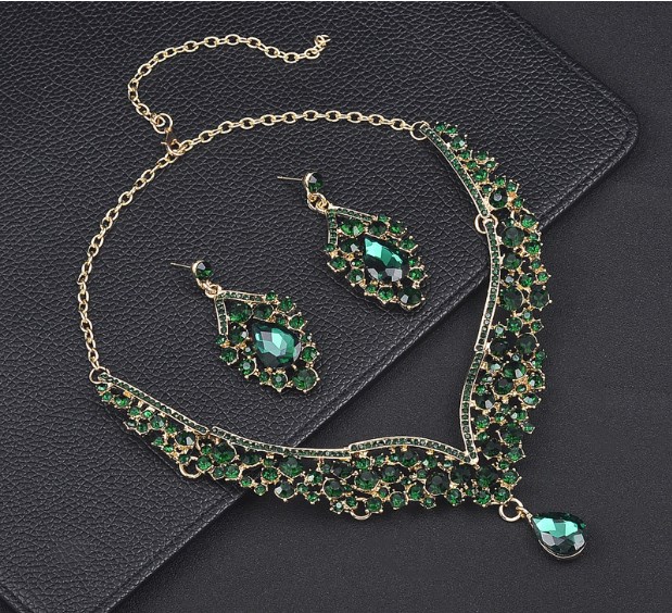 Earrings Necklace Set 4