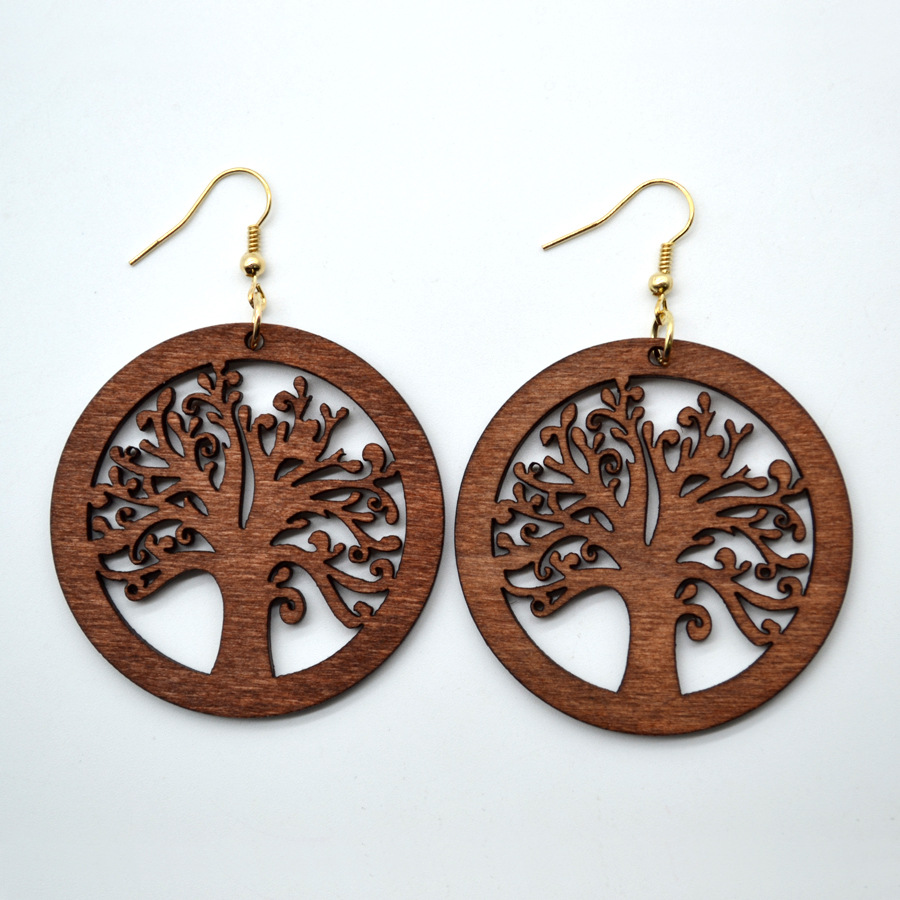 Stylish Wooden Earrings