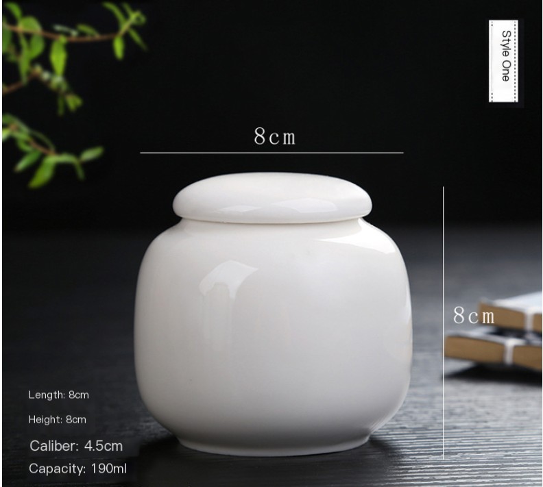 Ceramic Tea Can Style 1