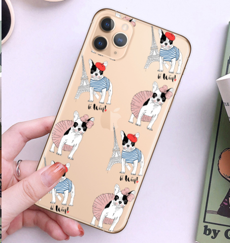 Cartoon French Dog Case 2