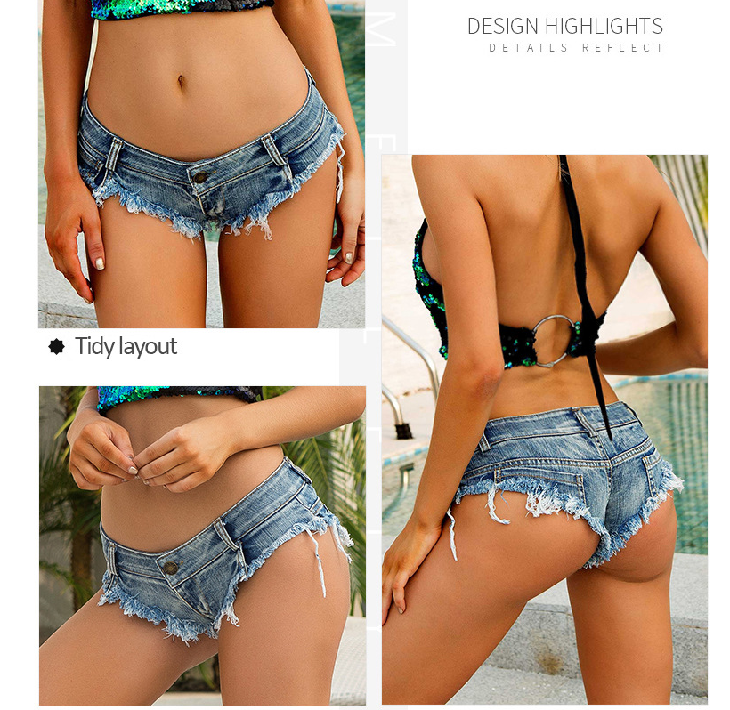 Summer Denim Shorts Image 2