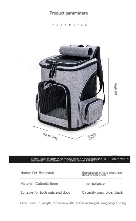 Foldable Pet Backpack 1