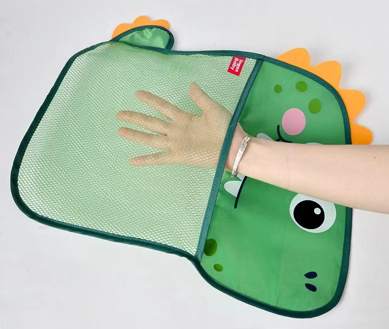 Dinosaur Mesh Bag in Use