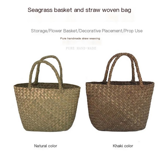 Handcrafted Straw Handbag