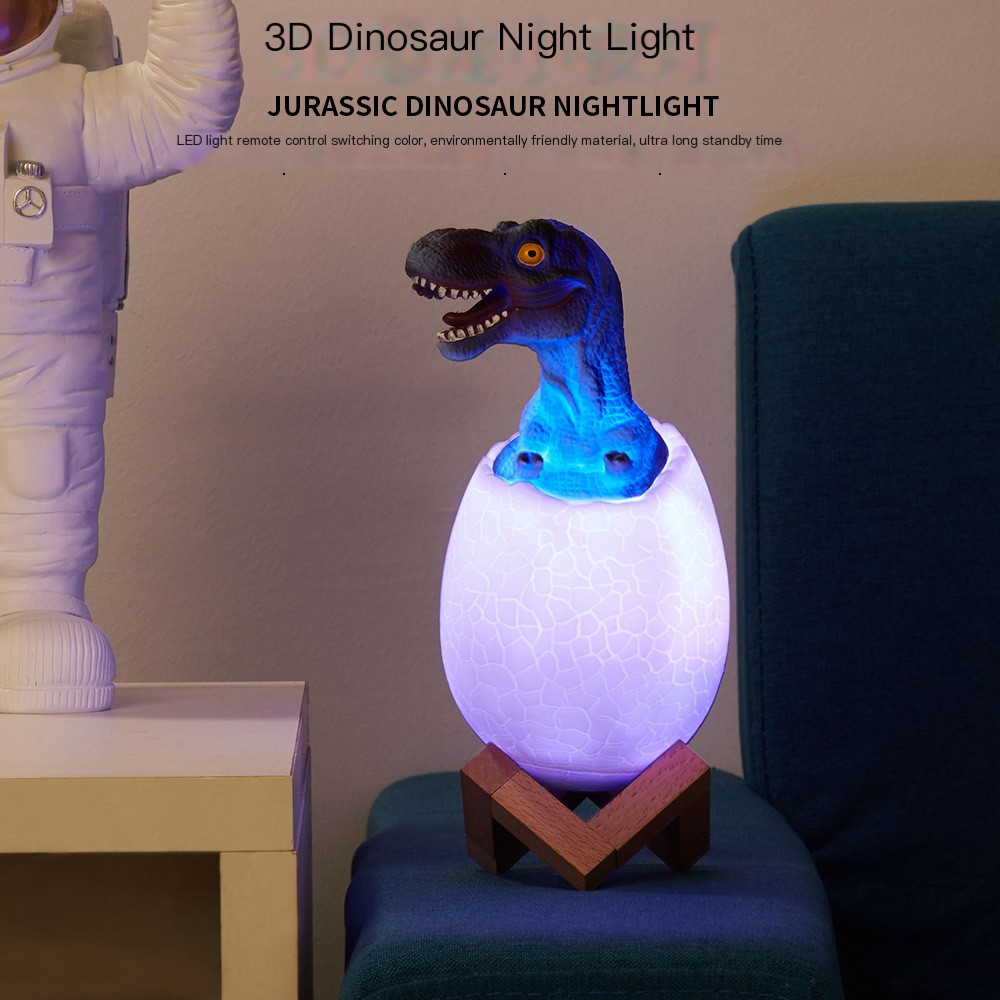 Control Remoto Luz Nocturna 3D de Dinosaurio