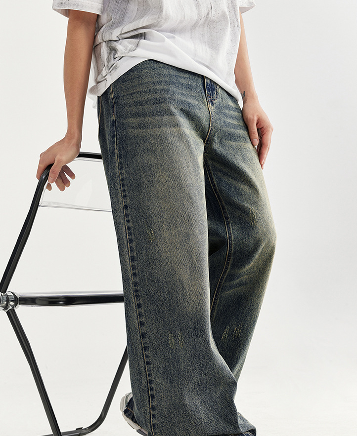 Vintage Washed Jeans Image 3