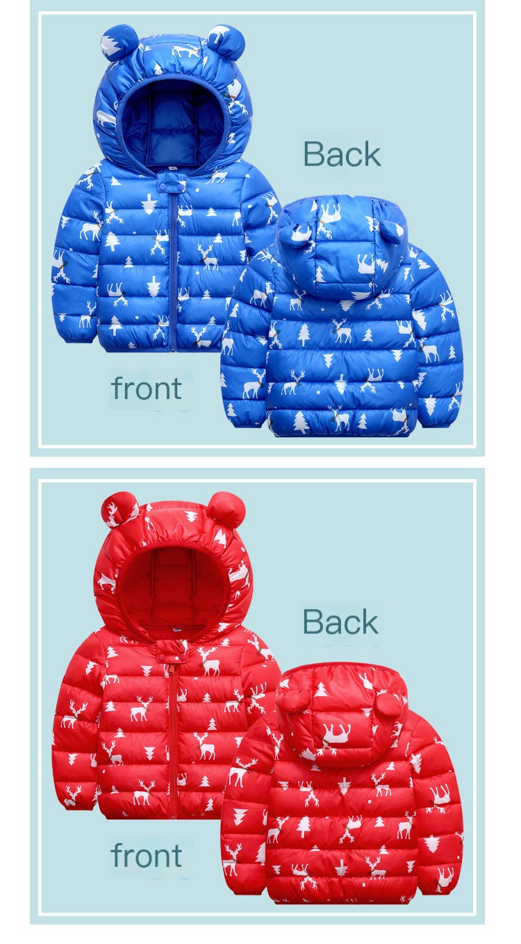 Children's Down Cotton Jacket Features