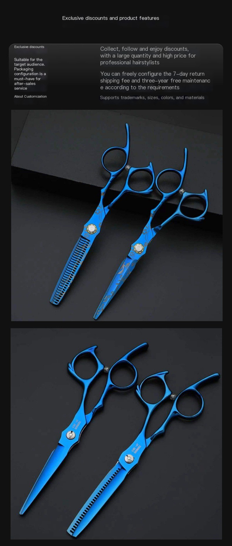 Hair Scissors in Use