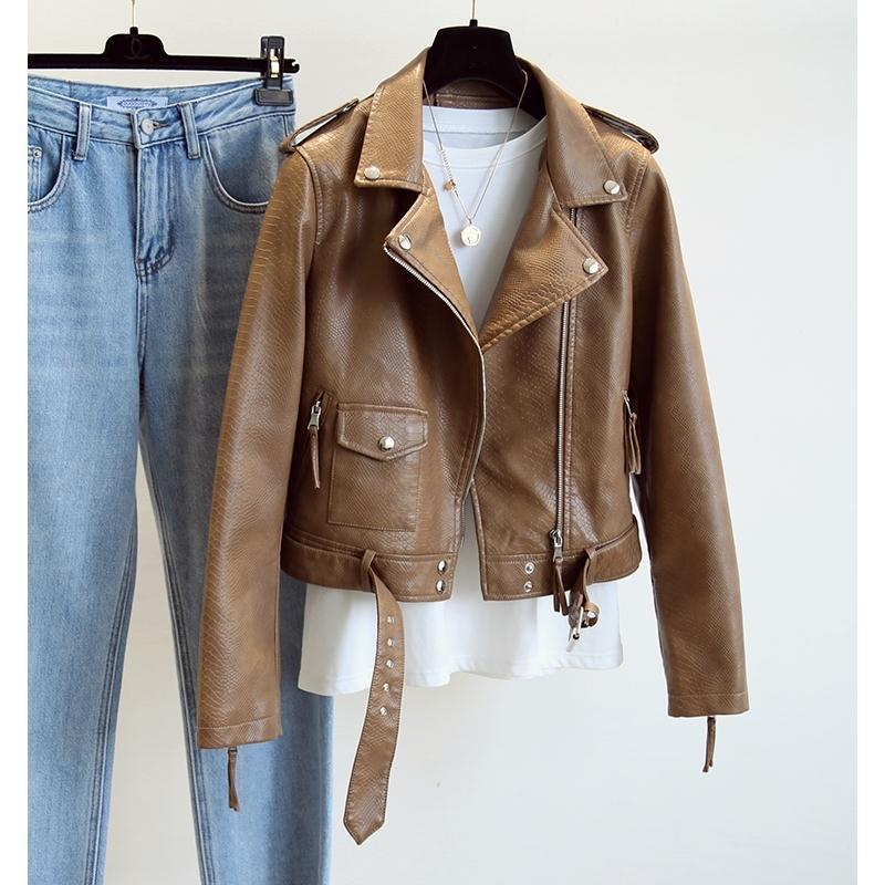 Women's Genuine Leather Jacket - Phobos image