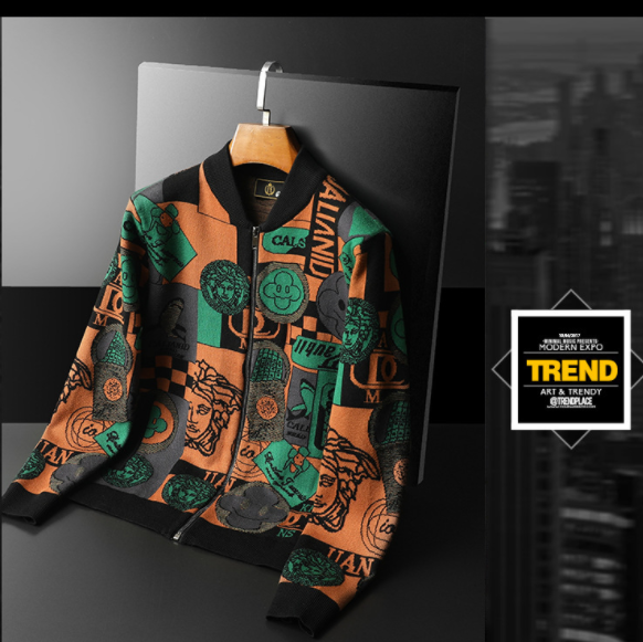Men's Digital Printed Jacket Image 2