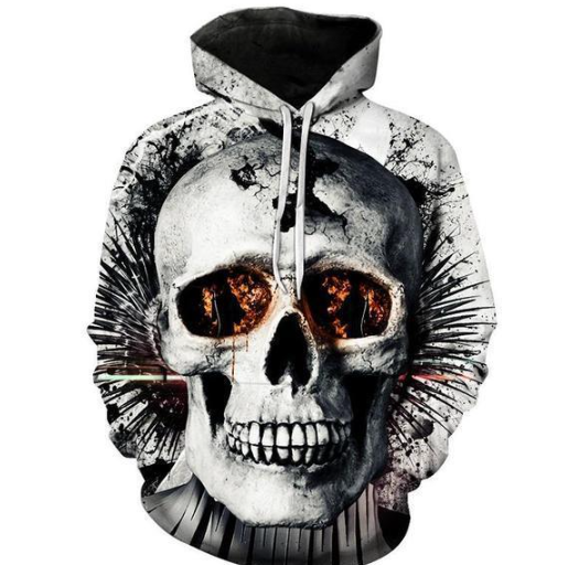 Skull Hoodie Image 6