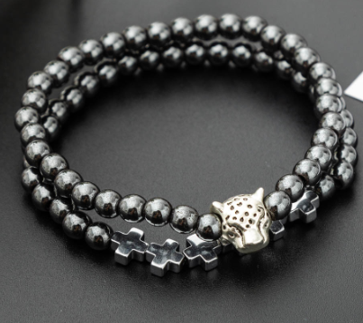 Lion Head Silver Bracelet