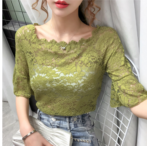 Off-the-Shoulder Chiffonoberteil - Weiß