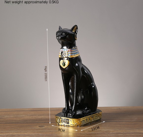 Egyptian Cat Candle Holder