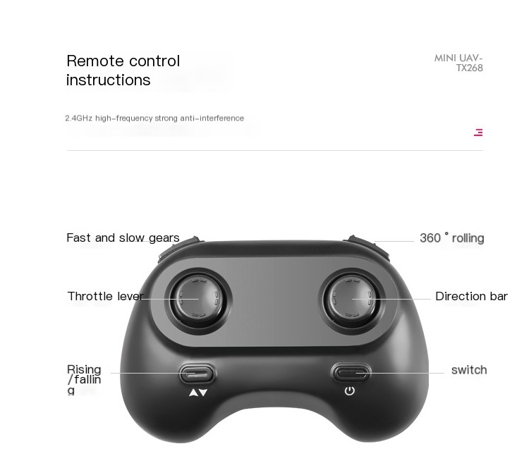 4K Mini Drone/New JJRC H107 Pocket Small Quadcopter Grid Mini Aircraft 8K Real-time Image Transmission Remote Control Aircraft (One Set)