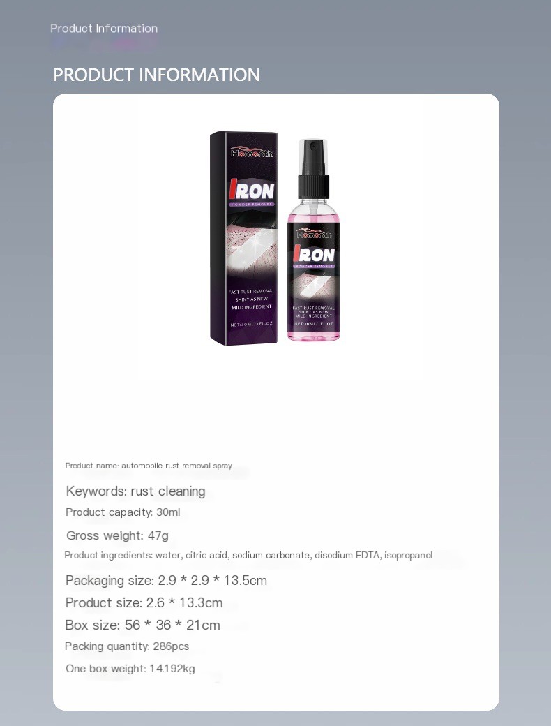 HOMONTH Rust Removal Spray