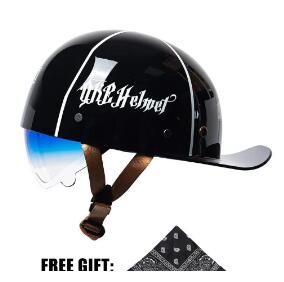 Retro Helmet Adult Open Face Summer 2023 Motorcycle Vintage Half Helmet Baseball Cap Helmets Children Riding Motocross Men Women Kid image